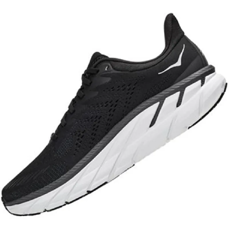 Hoka One One Men's Clifton 7 Black/White UK 12.5-3